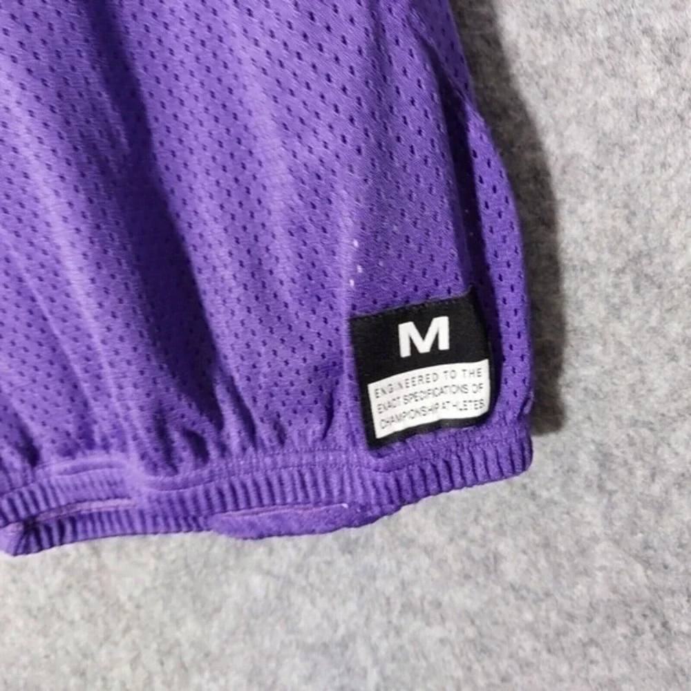 Nike Training‎ Jersey Men Medium Purple Padded Football Short Sleeve Athletic